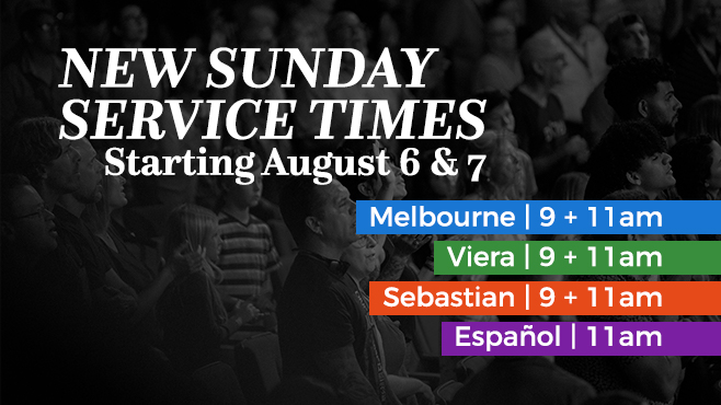 New Sunday Service Times